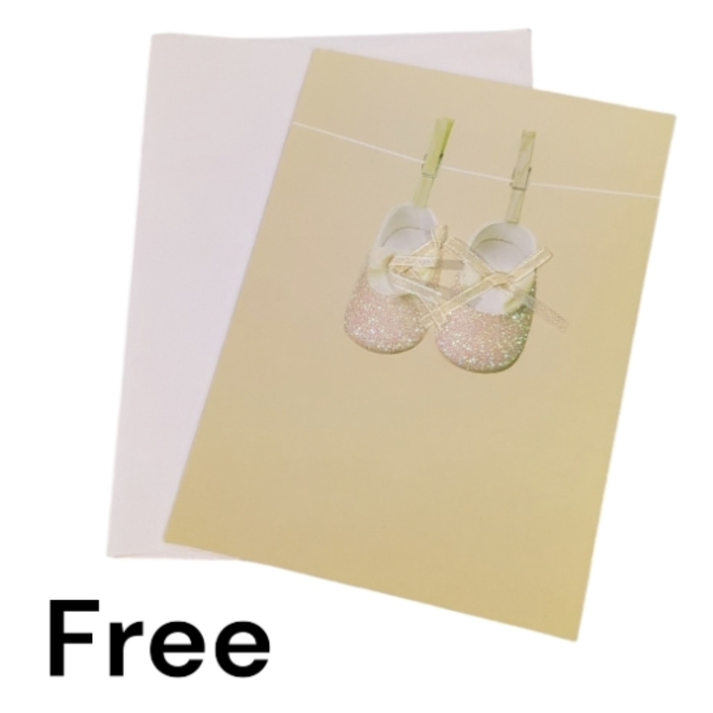 Baby girls congratulations card